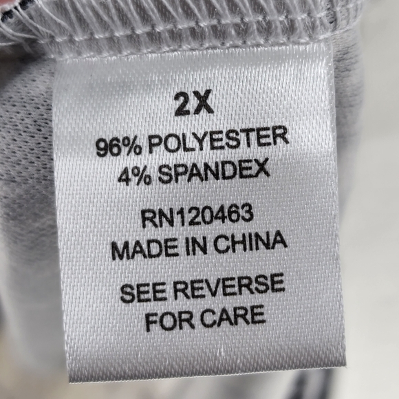 Violet B Women's Scoop Neck Houndstooth Ruffled Cuff Sleeve Dress - 2X - Picture 5 of 7